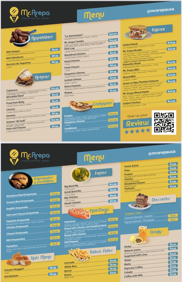 Mr. Baker Menu - Image 1