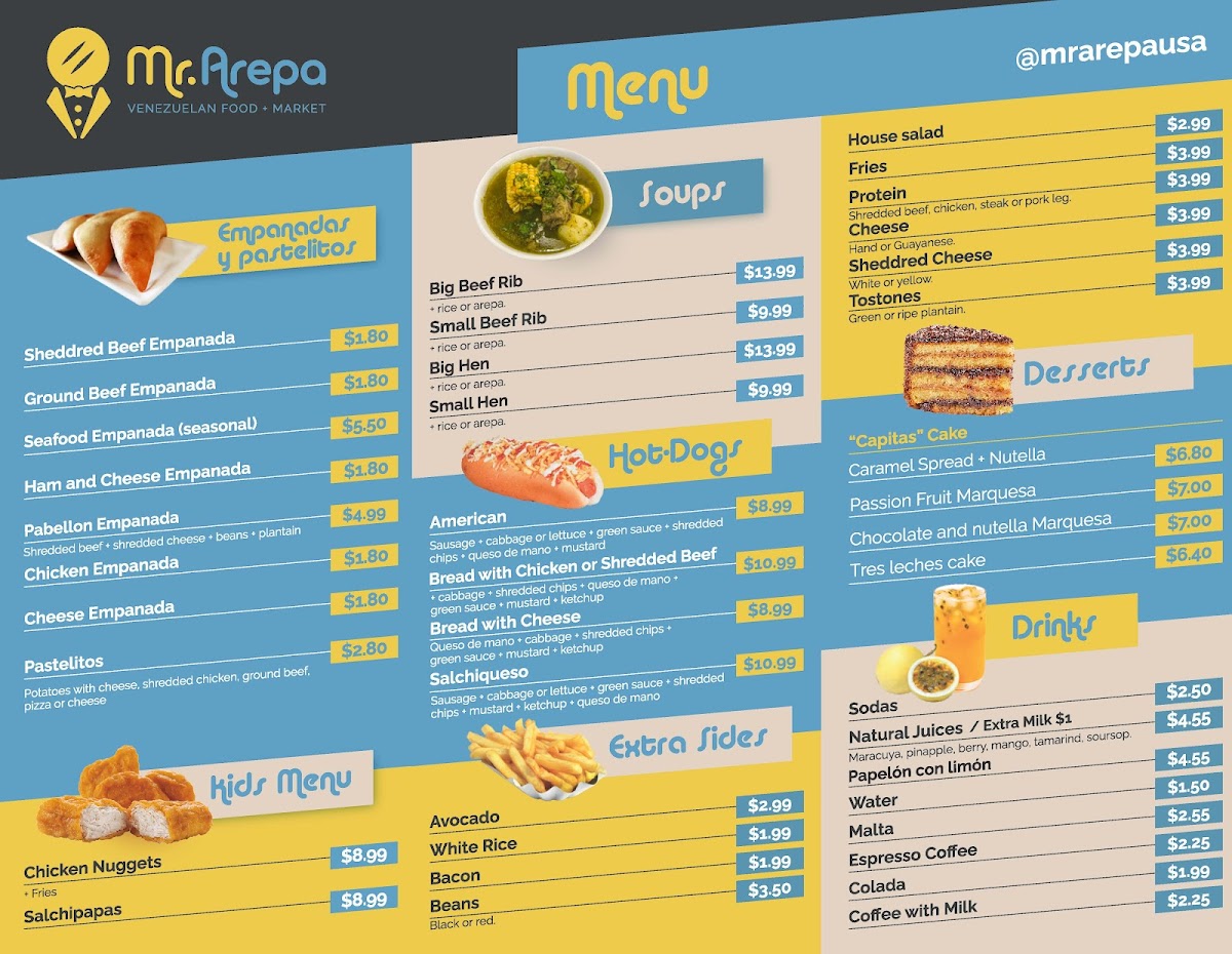 Mr. Baker Menu - Image 3